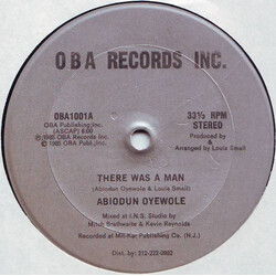 Abiodun Oyewole There Was A Man USED VINYL 12INCH 33 S RPM