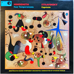 Paul Hindemith / Igor Stravinsky / Slovak Radio Symphony Orchestra / Otakar Trhlík Four Temperaments / Capriccio Vinyl LP USED
