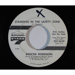 Roscoe Robinson Standing In The Safety Zone / I'm Burning And Yearning (For You) USED VINYL 7INCH SINGLE PROMO 45 RPM