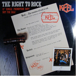 Keel The Right To Rock Vinyl 12" USED