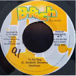 Hawkeye (4) You No Beg USED VINYL 7INCH 45 RPM