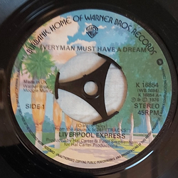 Liverpool Express Everyman Must Have A Dream Vinyl 7" USED