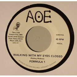 Formula 1 (8) Walking With My Eyes Closed USED VINYL 7INCH 45 RPM SINGLE REISSUE