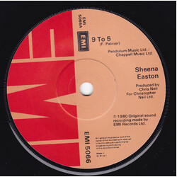 Sheena Easton 9 To 5 USED VINYL 7INCH 45 RPM SINGLE