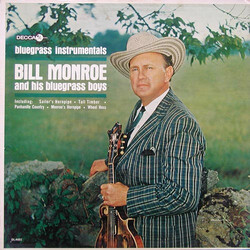 Bill Monroe & His Blue Grass Boys Bluegrass Instrumentals Vinyl LP USED