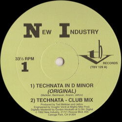 New Industry Technata USED VINYL 12INCH