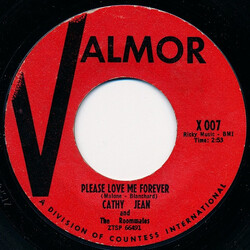 Cathy Jean / The Roommates Please Love Me Forever / Canadian Sunset USED VINYL 7INCH SINGLE