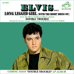 Elvis Presley / The Jordanaires Long Legged Girl (With The Short Dress On) / That's Someone You Never Forget USED VINYL 7INCH 45 RPM SINGLE