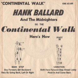 Hank Ballard & The Midnighters Continental Walk USED VINYL 7INCH 45 RPM