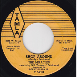 The Miracles Shop Around / Who's Lovin You USED VINYL 7INCH 45 RPM SINGLE MONO