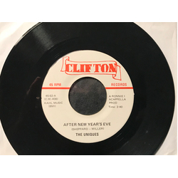 The Uniques After New Years Eve / Kiss Kiss Kiss Vinyl 7" USED
