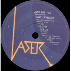 Dave Laverock Just For You USED VINYL 7INCH 45 RPM