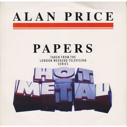 Alan Price Papers USED VINYL 7INCH 45 RPM SINGLE STEREO