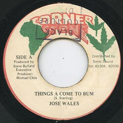 Josey Wales Things A Come To Bum USED VINYL 7INCH 45 RPM SINGLE