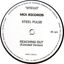 Steel Pulse Reaching Out USED VINYL 12INCH ADVANCE PROMO