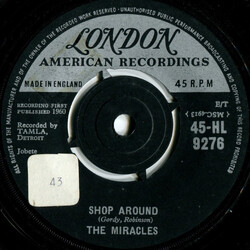 The Miracles Shop Around / Who's Lovin' You USED VINYL 7INCH 45 RPM SINGLE MONO