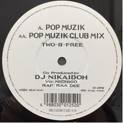 Two-B-Free Pop Muzik USED VINYL 12INCH 33 S RPM
