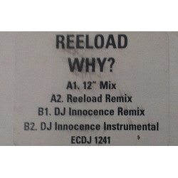 Reload (21) Why? USED VINYL 12INCH WHITE LABEL