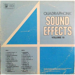 No Artist Sound Effects, Volume 15 Vinyl LP USED