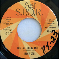 Jimmy Soul Take Me To Los Angeles USED VINYL 7INCH 45 RPM PROMO