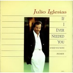 Julio Iglesias If I Ever Needed You (I Need You Now) USED VINYL 12INCH 45 RPM