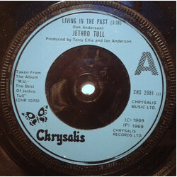 Jethro Tull Living In The Past USED VINYL 7INCH 45 RPM SINGLE REISSUE REPRESS