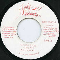 Judy Mowatt Mount Zion USED VINYL 7INCH 45 RPM