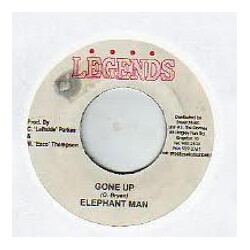 Elephant Man Gone Up USED VINYL 7INCH 45 RPM