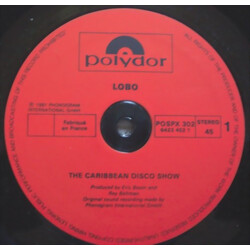 Lobo The Caribbean Disco Show / Caribbean Music USED VINYL 12INCH 45 RPM STEREO