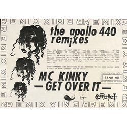 MC Kinky Get Over It (Remix) USED VINYL 12INCH 45 RPM WHITE LABEL