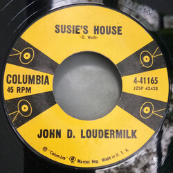 John D. Loudermilk Susie's House USED VINYL 7INCH 45 RPM STYRENE