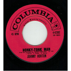Johnny Horton Honky-Tonk Man USED VINYL 7INCH 45 RPM SINGLE STYRENE