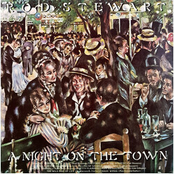 Rod Stewart A Night On The Town Vinyl LP USED