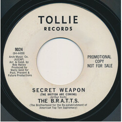 The B.R.A.T.T.S Secret Weapon (The British Are Coming) USED VINYL 7INCH 45 RPM PROMO