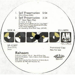 Raheem Self Preservation VINYL 12" USED