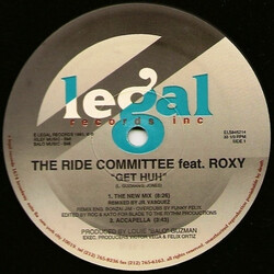The Ride Committee / Roxy Get Huh! USED VINYL 12INCH 33 S RPM