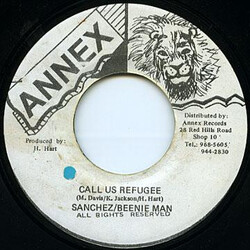 Sanchez / Beenie Man Call Us Refugee USED VINYL 7INCH 45 RPM