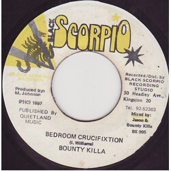 Bounty Killer Bedroom Crucifixtion USED VINYL 7INCH 45 RPM