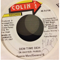 Beenie Man / General B Dem Time Deh USED VINYL 7INCH 45 RPM