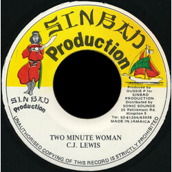 CJ Lewis Two Minute Woman USED VINYL 7INCH 45 RPM