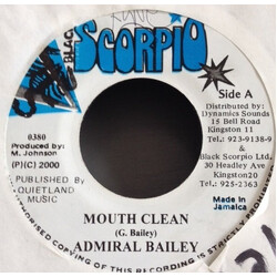 Admiral Bailey / Hazzar Mouth Clean / My Auntie USED VINYL 7INCH 45 RPM