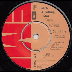 Sunshine (33) Catch A Falling Star USED VINYL 7INCH 45 RPM SINGLE