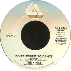 The Kinks Don't Forget To Dance USED VINYL 7INCH 45 RPM