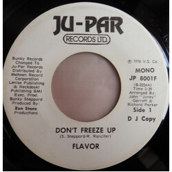 Flavor (2) Don't Freeze Up USED VINYL 7INCH 45 RPM PROMO