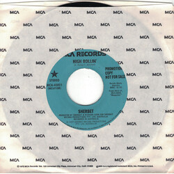 Sherbet High Rollin' USED VINYL 7INCH 45 RPM PROMO