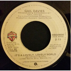 Gail Davies It's A Lovely, Lovely World Vinyl 7" USED