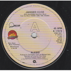 Alessi Jagged Edge / Rise Up Vinyl 7" USED