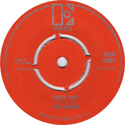 Tom Paxton Crazy John USED VINYL 7INCH 45 RPM SINGLE