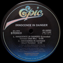 Innocence In Danger Innocence In Danger USED VINYL 12INCH 33 S RPM PROMO