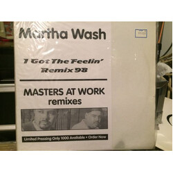 Martha Wash I Got The Feelin' (Remix 98) USED VINYL 12INCH WHITE LABEL LIMITED EDITION
